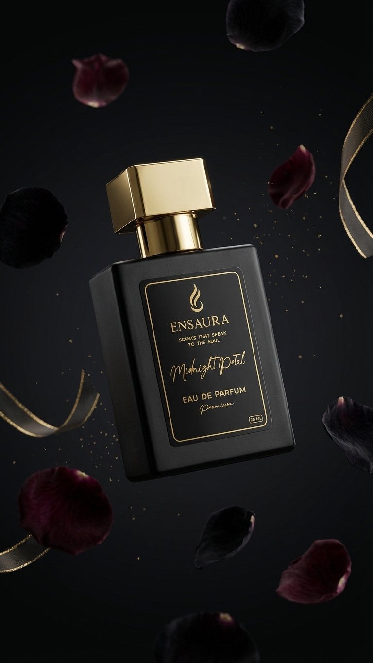 Ensaura Midnight Petal Cigar Perfume for Men – Smoky Woody Luxury Fragrance SKU: EP016 - Image 4